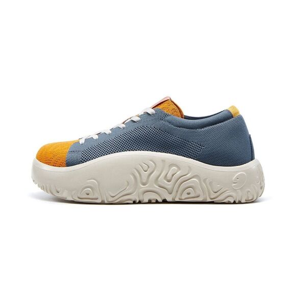 UIN Men’s Chunky Fashion Sneakers Travel Shoes (AMBER GREY VIGO IV ) - Picture 3 of 9